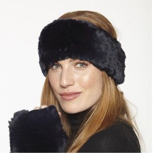 Linda Richards Rex Rabbit Fur Headband